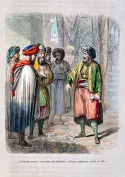 Muhammad Ali sending his son Ibrahim Pasha to put down the Saudi revolt, 1811-1818