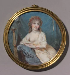 Portrait of a Woman Reclining on a Sofa, c. 1804