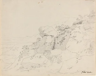 Glacial Boulders at the Edge of a Mountain