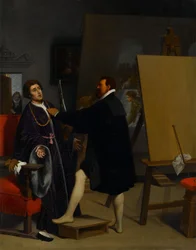 Aretino in the Studio of Tintoretto