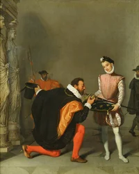 Don Pedro de Toledo Kissing the Sword of Henry IV