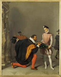Don Pedro de Toledo Kisses the Sword of French King Henri IV