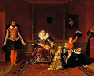 Henry IV Surprised by the Spanish Ambassador While Playing with His Children