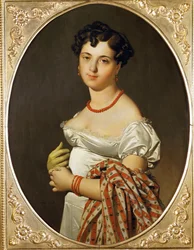 Mme. Panckoucke, Cecile Bouchet, painted in Rome