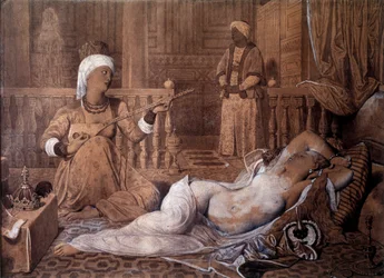 Odalisque with Slave by Jean Auguste Dominique Ingres