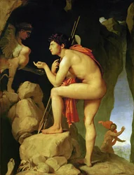 Oedipus Solving the Riddles of the Sphinx