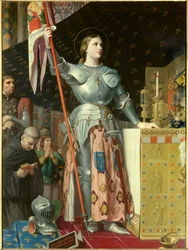 Portrait of Joan of Arc at the Sacre of Charles VII