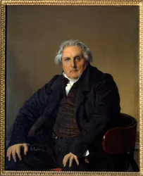 Portrait of Monsieur Louis Francois Bertin (1766-1841) Called Bertin the Elder, Founder of the Journal des Debats. Painting by Jean Auguste Dominique Ingres (1780-1867)