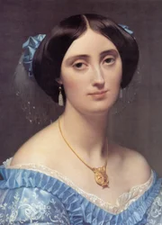 Portrait of the Princesse Albert de Broglie (detail)