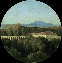Roman landscape with aqueduct of the Villa Borghese, 1807