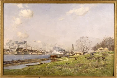 The Seine at Conflans-Charenton