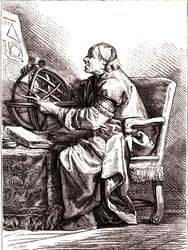 The astronomer (engraving)