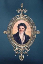 Portrait of a gentleman in a black coat with the Legion of Honour on the lapel