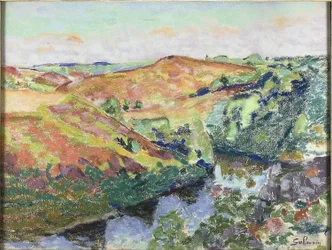 Landscape in Crozant