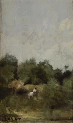 A rider in the country