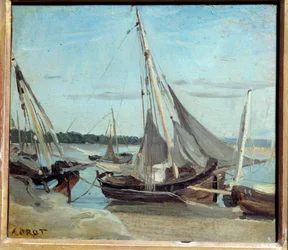 Fishing boats in Trouville Channel