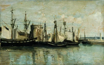 La Rochelle, entrance to dry dock