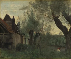 Willows and Farmhouse at Sainte-Catherine-lès-Arras