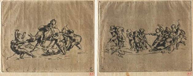 Bacchanal with Children and Donkey