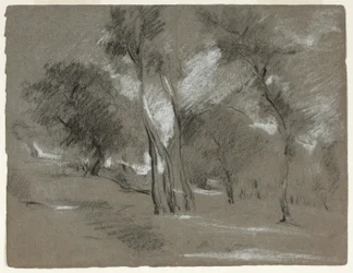 Landscape with Trees
