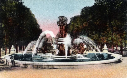 Paris: View of the Fountain of the Four Parts of the World, or Fountain of the Observatory or the Carpeaux Fountain on the Place Camille Jullian, Jardin du Luxembourg, Built Between 1867 and 1874 by Architect Gabriel Davioud
