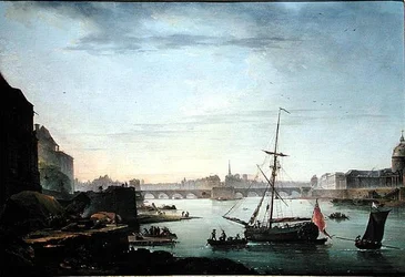 View of the Pont Neuf, Paris, effect of morning