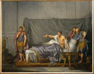 Emperor Lucius Septimius Severus Accuses His Son Caracalla of Planning His Assassination