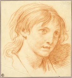 Head of a Girl with Fixed Eyes