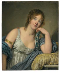 Portrait of Jeanne Philiberte Ledoux, half-length