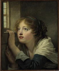 Young Girl at a Window
