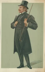 M Edmond Rostand, Cyrano, 20 June 1901, Vanity Fair cartoon