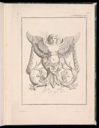 Design for a Sphinx, Book 2, Portfolios of Arabesques Designed by J.B. Huet