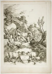 Plate 36 of 38 from Oeuvres de J. B. Huet