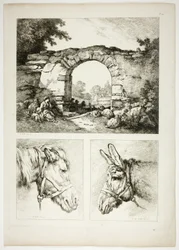 Plate Fourteen of 38 from Oeuvres de J. B. Huet