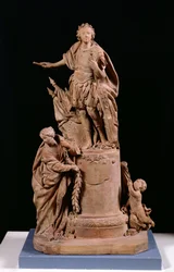 Louis XV as a Roman Emperor, project for a statue for the Hotel de Ville in Rennes