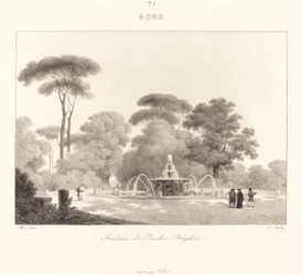 Fountain in Borghese Garden
