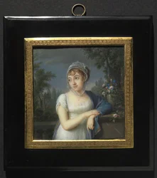 Portrait of a Woman Near a Balustrade, 1804