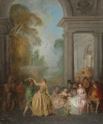 Dancers in a Pavilion