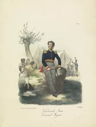 Major General, 1820-1825 (Dutch Army, Major General) (Military Costumes of the Kingdom of the Netherlands. Dedicated to His Excellency Willem van Bylandt)