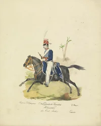 Hussar of the Dutch East Indies Army, 1820-1825