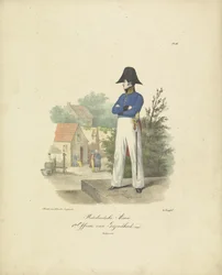 Health Officer, 1820-1825 (Military Costumes of the Kingdom of the Netherlands)
