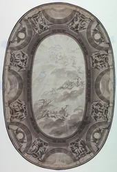 Project for the Painted Decoration of the Ceiling of a Hall, 1761