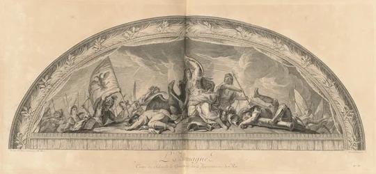 Germany, Center of the Salon of War next to the King