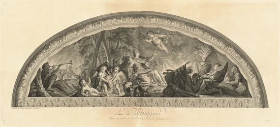 Germany, Center of the Salon of Peace Opposite the Gallery [pl. 46]