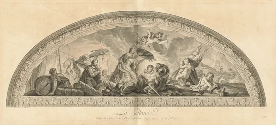 Holland, Center of the Salon of Peace Opposite the Queen