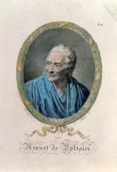 Francois Marie Arouet de Voltaire (1694-1778) engraved by James Heath