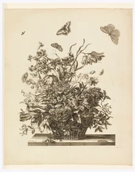 Plate 10, from set of Flowers in a Basket