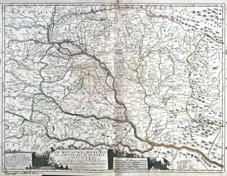 Map of the Kingdom of Hungary