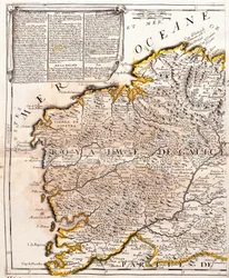 Map of the kingdom of Galicia