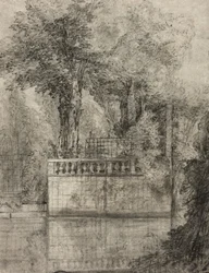 Lattice Work and Reflecting Pool at Arcueil